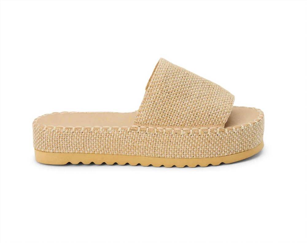 NEW MATISSE women's del mar speckle sandal in gold
